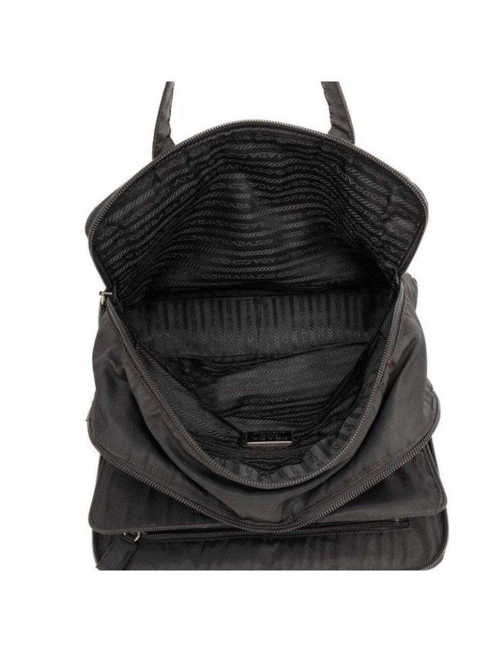 Prada Handbag / Cosmetic Bag / Black / Nylon / - Picture 4 of 5